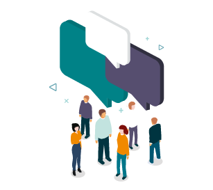 LINEを使って広告費を減らすイメージ